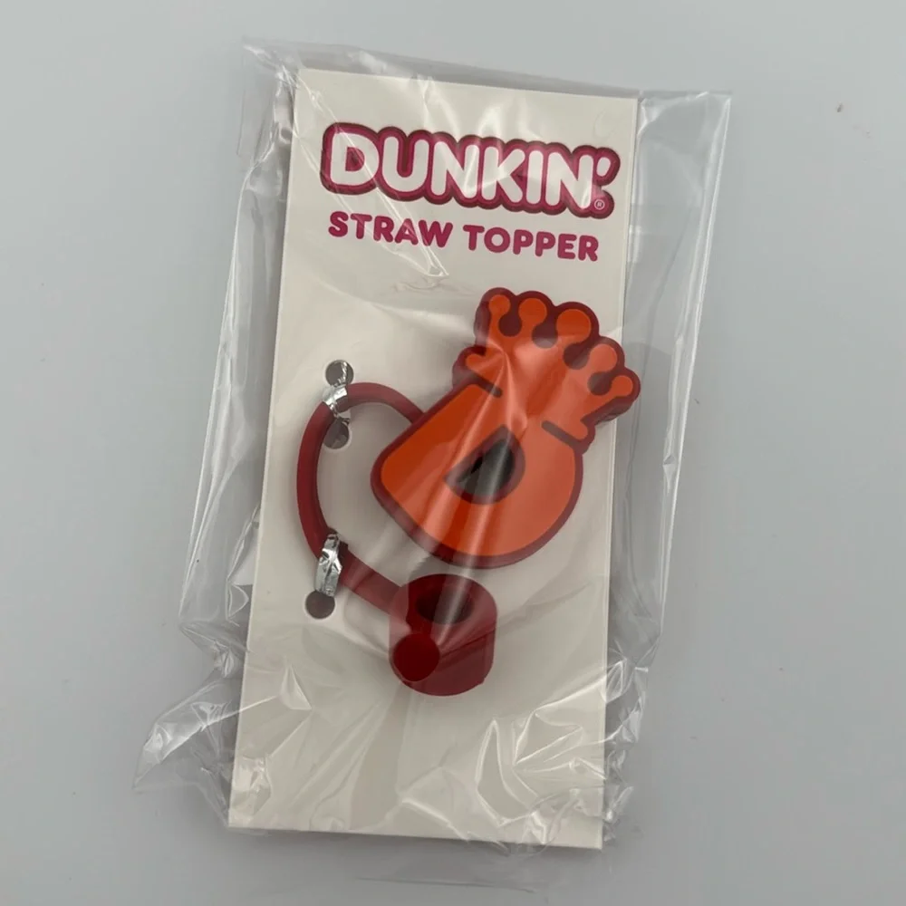 Dunkin DunKings & DunQueens Straw Topper Set‎ Limited Edition NWT